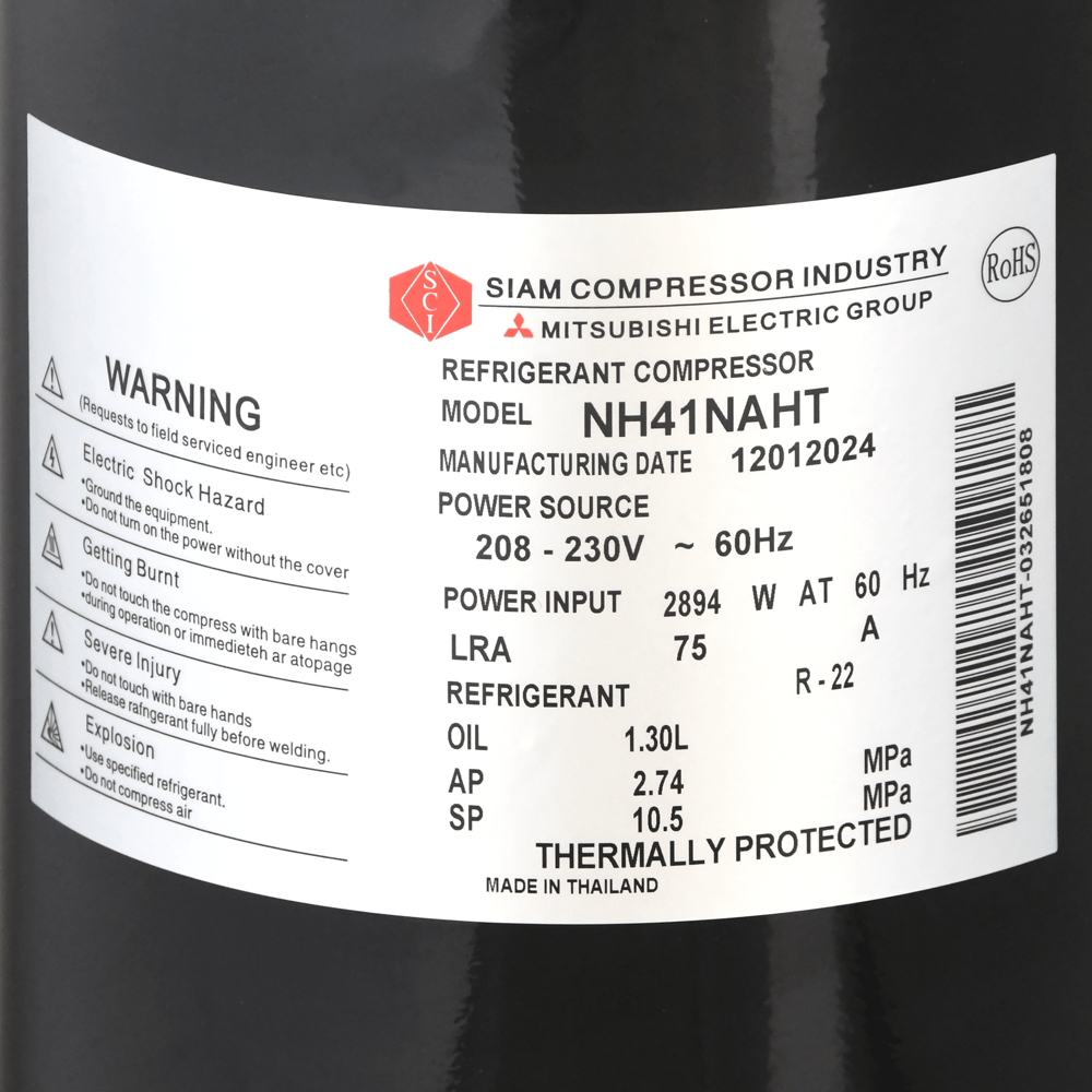 Mitsubishi Compressor NH41NAHT